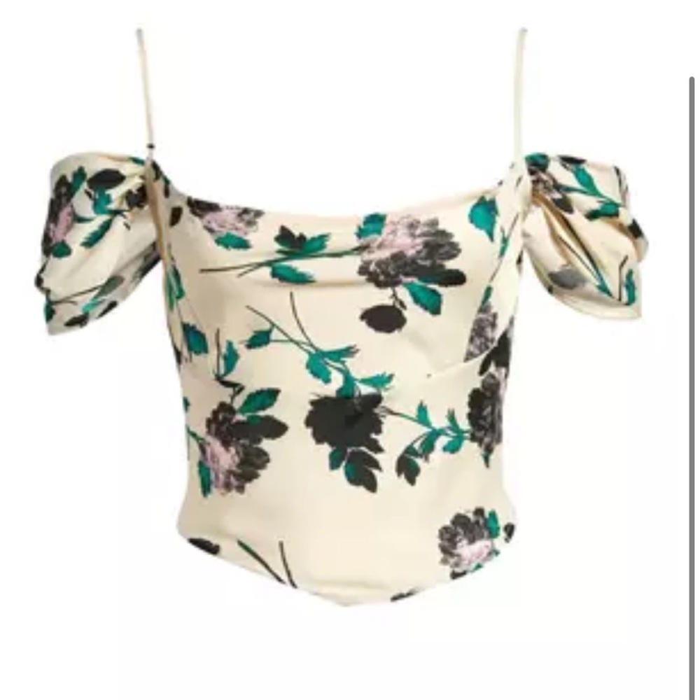 Free People Cassandra Floral Crop Top